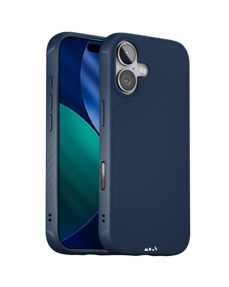 Mous for iPhone 17 Case, Compatible with MagSafe - Limitless - Protective Magnetic Cover for iPhone 17 - Shockproof, Full Camera Protection, Anti-Scratch Back, Marine Blue - Image 1