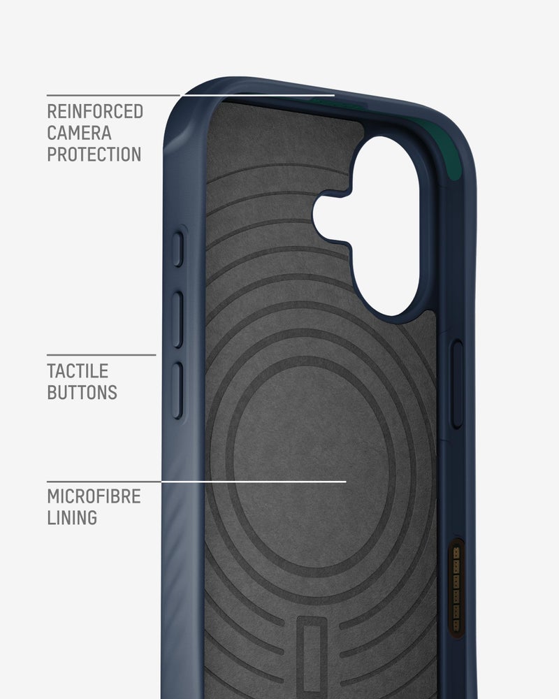 Mous for iPhone 17 Case, Compatible with MagSafe - Limitless - Protective Magnetic Cover for iPhone 17 - Shockproof, Full Camera Protection, Anti-Scratch Back, Marine Blue - Image 3