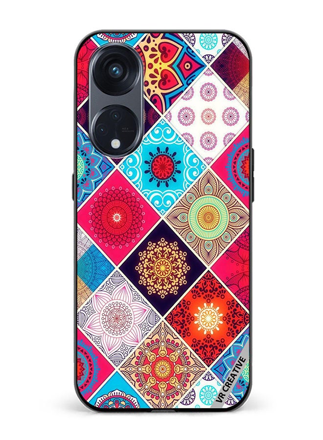 VR CREATIVE Protective Case Cover For Oppo Reno8 T 5G Multicolur Design Multicolour - Image 1