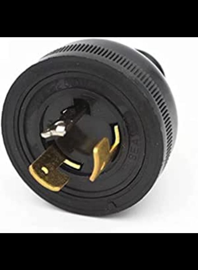 ABBASALI ABBASALI American Indian Generator Control Panel Anti-off Converter Plug Socket NEMA Plug Black 250v 30A US 3-pole Industry Power Plug Socket  - Image 1