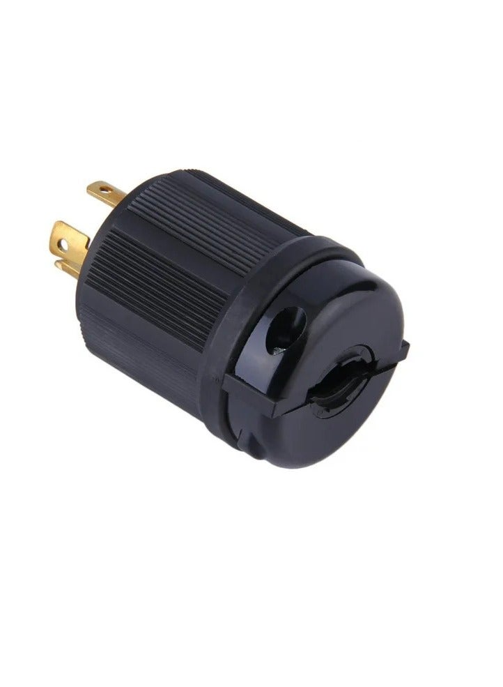 ABBASALI ABBASALI American Indian Generator Control Panel Anti-off Converter Plug Socket NEMA Plug Black 250v 30A US 3-pole Industry Power Plug Socket  - Image 4