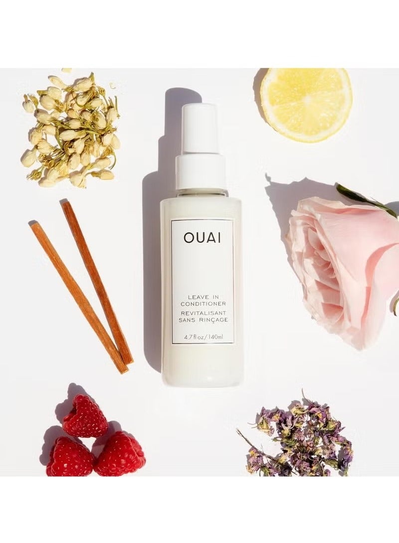 Ouai Leave In Conditioner & Heat Protectant Spray - Prime Hair for Style, Smooth Flyaways, Add Shine and Use as Detangling Spray - No Parabens, Sulfates or Phthalates (4.7 oz)  - Image 3