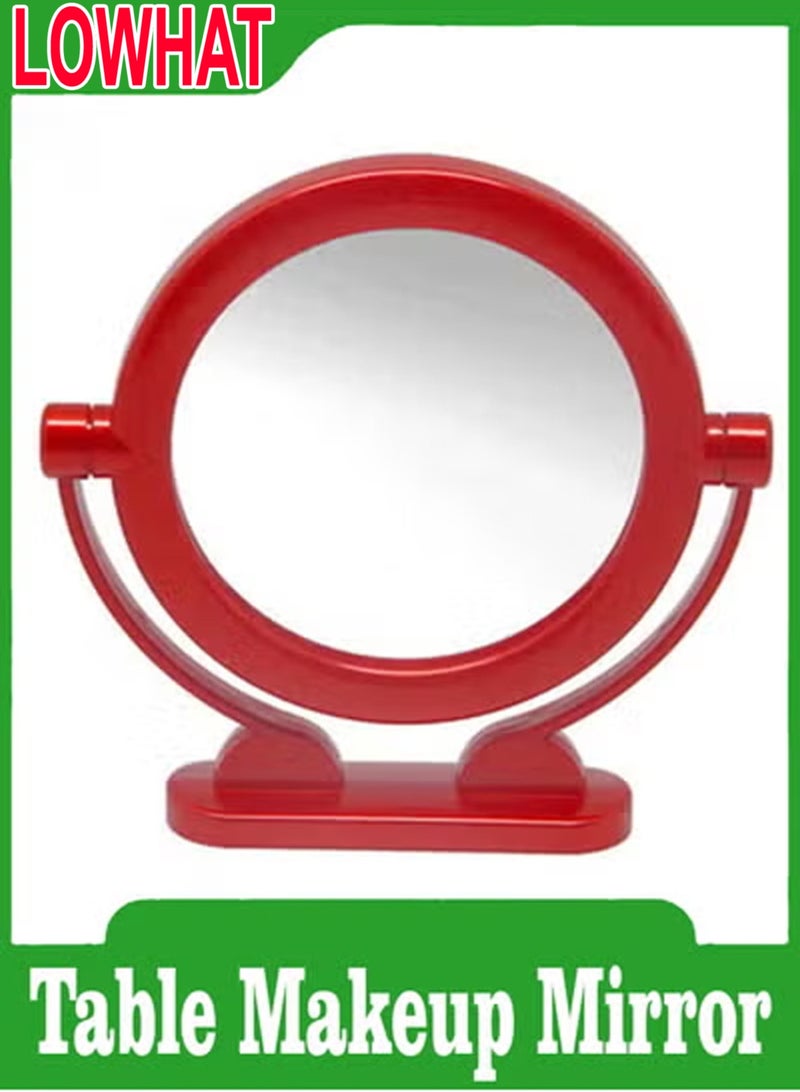 LOWHAT مرآة مكياج مزدوجة الجوانب
