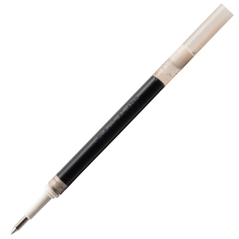 Pentel Refill Ink for ENER-Gel and Lancelot Gel Pen, 0.7mm, Metal Tip, Black Ink, 2 Pack (LR7BP2A) - Image 3