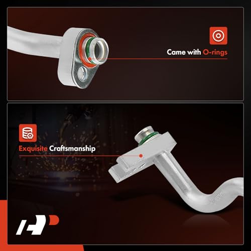 A-Premium A/C Suction Line Hose Assembly Compatible with Jeep Liberty 2008-2009 3.7L, Dodge Nitro 2007-2009 3.7L, Compressor to Evap - Image 3