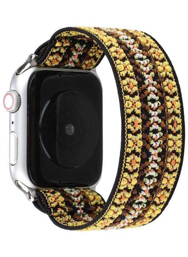 NIBEMINENT Replacement Watchband For Apple Watch Series 7 45mm/6 & SE 5 4 44mm/3 2 1 42mm Multicolour - Image 1