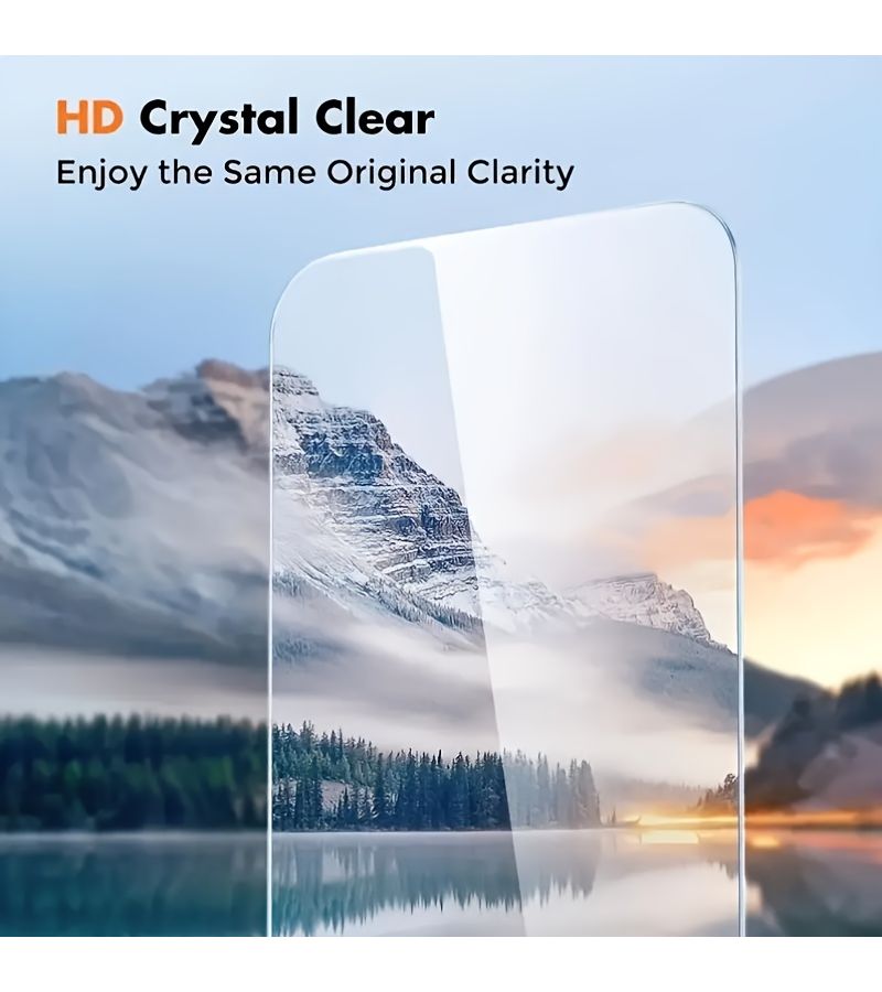 3pcs Premium Tempered Glass Screen Protector Film for iPhone 13 14 15 Pro Max HD Clear Anti Scratch - Image 4