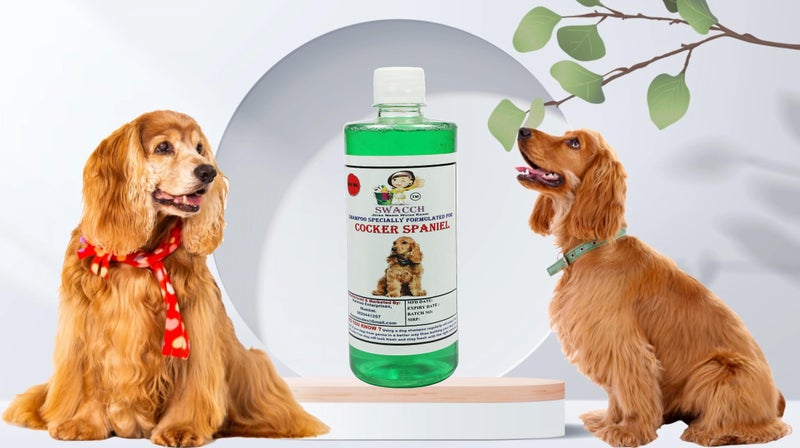 Swacch Shampoo Specially Formulated for Cocker Spaniel (500ml) Neem Alovera - Image 1