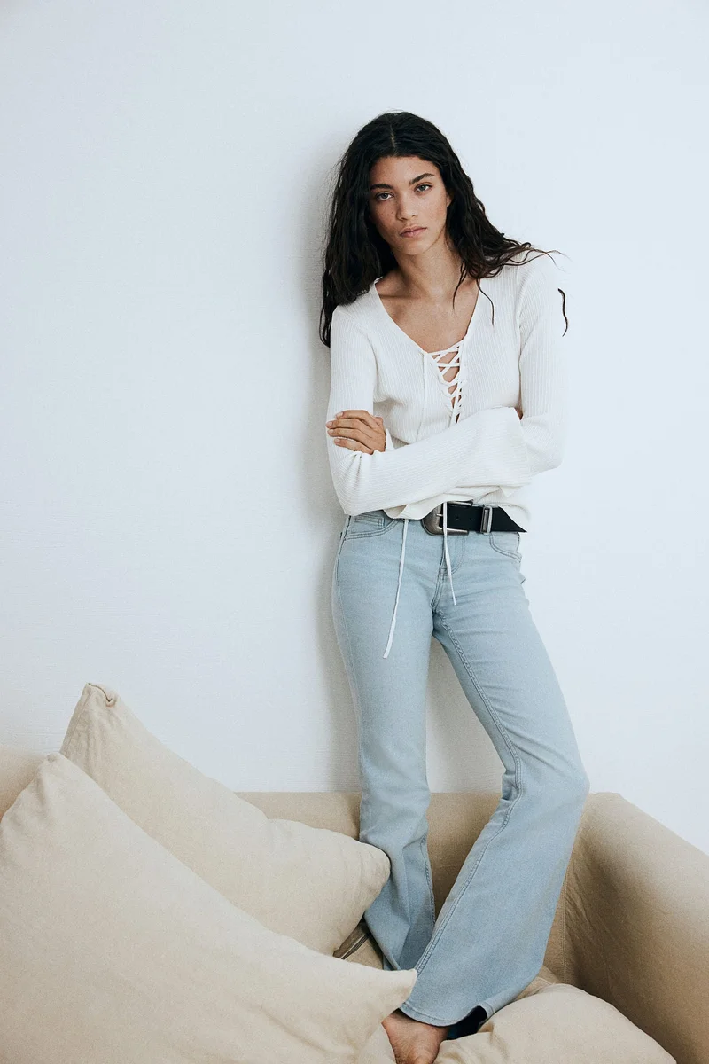 H&M Flared Low Jeans