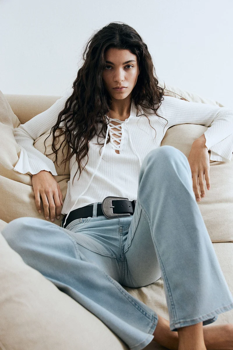 H&M Flared Low Jeans