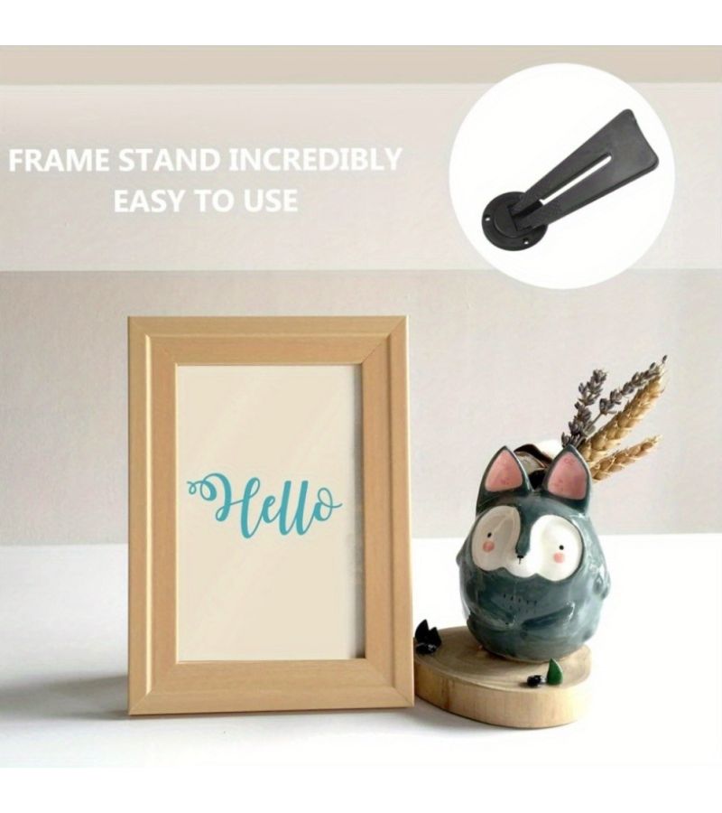 White Large Photo Frame Stands 3pcs for Vertical Support - Image 5