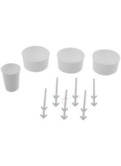 Chavda Chavda Manual Ice Slush Cone Gola Maker Ice Shaved Crusher Machine for Home with Reusable 3 Bowl 6 Sticks 1 Glass Random Colour  - Image 3