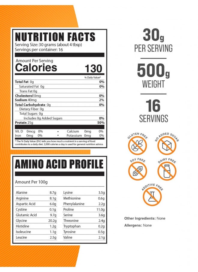 BULKSUPPLEMENTS.COM Beef Protein Isolate Powder No Sugar Added Gluten Free Lactose Free Protein Powder Keto Friendly 2  - Image 2