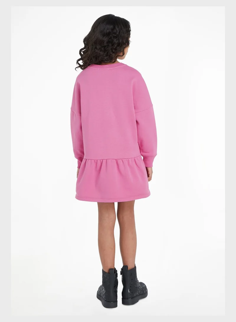 Calvin Klein Jeans Kids Logo Midi Dress