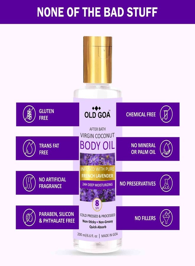 OLDGOA After Bath Body Oil For Women | Daily Use, Massage & Glowing Skin | For All Skin Types | For Men & Women | French Lavender | 50 ML - Image 5