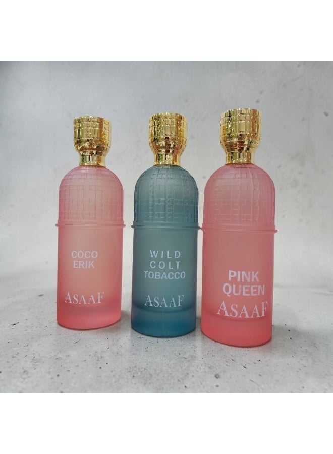 Asaaf 3 Piece Set offers attractive scents.