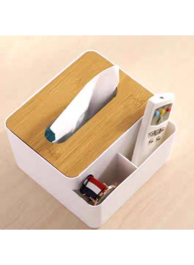 ناما علبة مناديل لغرفة المعيشة، صندوق تخزين منزلي خفيف الوزن ورفيع لطيف لطاولة القهوة، صندوق ورقي مرن إبداعي - علبة مناديل للصالة - موزع علبة مناديل لمناديل الوجه، مناديل قماشية، غطاء واقٍ لأوراق التجفيف للحمام، المكاتب، أسطح العمل، الزينة، غرفة النوم، طاولات المصابيح - منظم للحمام، غرفة النوم، المكتب - حامل مناديل لحمل مناديل الوجه في الحمام، غرفة المعيشة، غرفة النوم - علبة مناديل مزخرفة - علبة مناديل قابلة للسحب - علبة مناديل مكتبية - علبة مناديل مزخرفة - Image 3