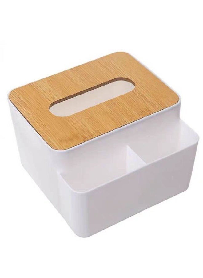 ناما علبة مناديل لغرفة المعيشة، صندوق تخزين منزلي خفيف الوزن ورفيع لطيف لطاولة القهوة، صندوق ورقي مرن إبداعي - علبة مناديل للصالة - موزع علبة مناديل لمناديل الوجه، مناديل قماشية، غطاء واقٍ لأوراق التجفيف للحمام، المكاتب، أسطح العمل، الزينة، غرفة النوم، طاولات المصابيح - منظم للحمام، غرفة النوم، المكتب - حامل مناديل لحمل مناديل الوجه في الحمام، غرفة المعيشة، غرفة النوم - علبة مناديل مزخرفة - علبة مناديل قابلة للسحب - علبة مناديل مكتبية - علبة مناديل مزخرفة - Image 1