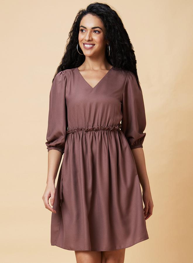 globus Ruffle Waist Midi Dress - Image 2