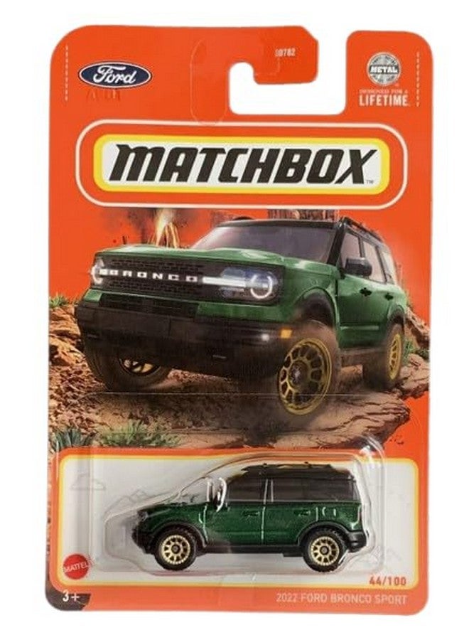 MATCHBOX Matchbox 2022 Ford Bronco Sport (Green), 1:64 Scale 