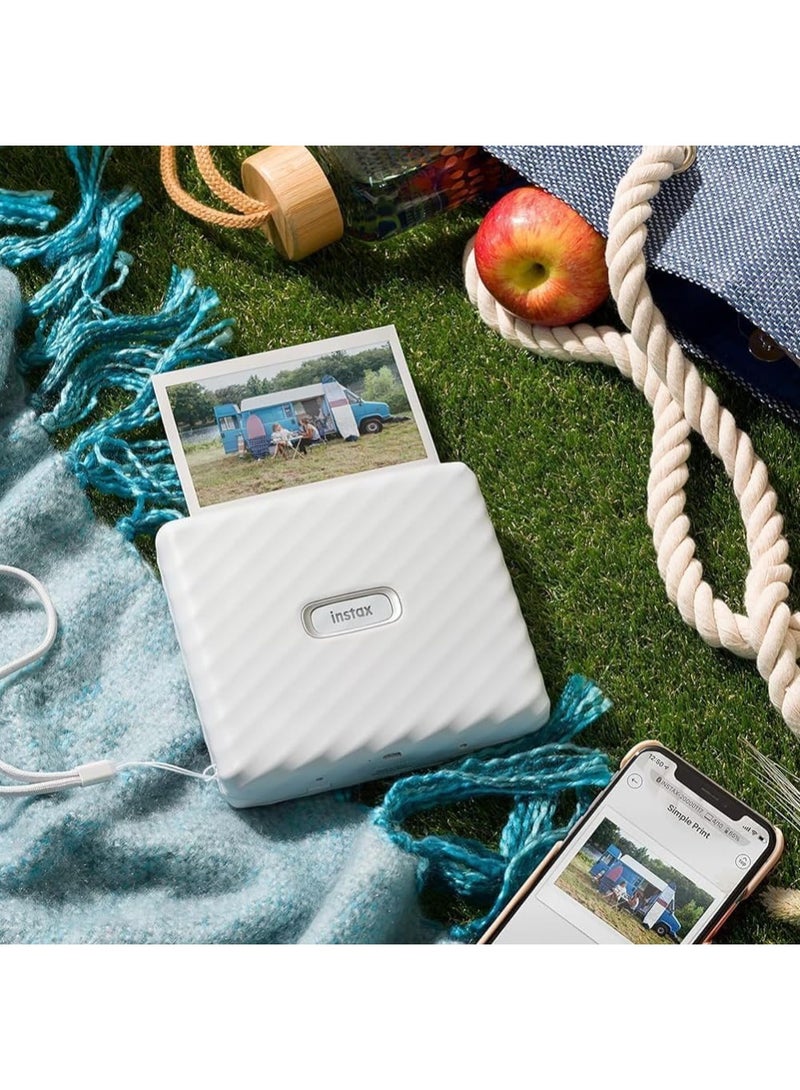 Instax Link Wide Smartphone Printer (Ash White) - Image 4