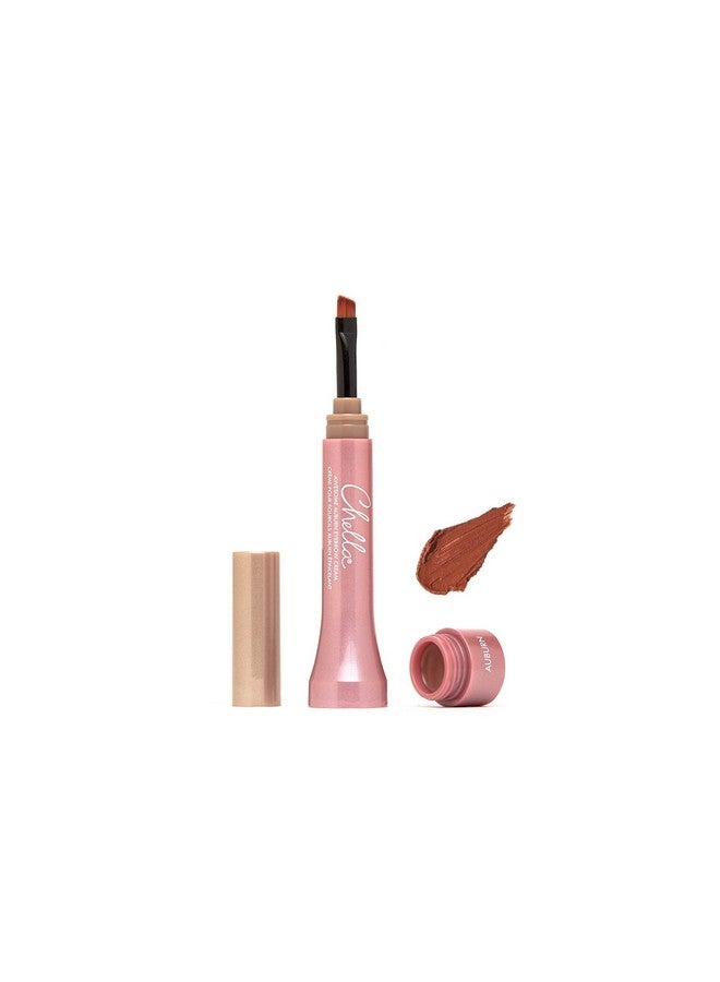 Chella Chella Eyebrow Cream, Awesome Auburn - Vegan, Cruelty Free, Paraben Free, Gluten Free Eyebrow Pomade Makeup - Long Wearing, Velvet Consistency, Water Resistant  - Image 1