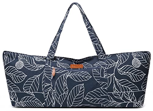 ELENTURE Large Yoga Mat Bag for Women Men, Travel Gym Bag for Pilates Office Beach Workout, Yoga Mat Tote Carrier with Mat Strap for 1/4" 1/2" Thick Exercise Yoga Mat - Image 1