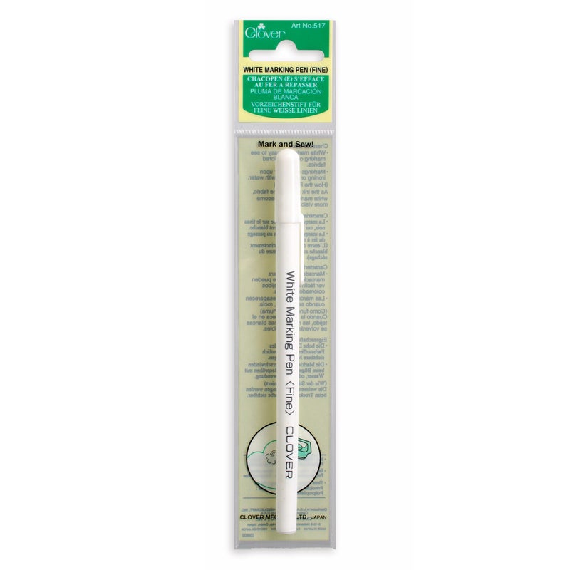 Clover White Marking Fine Pen 517