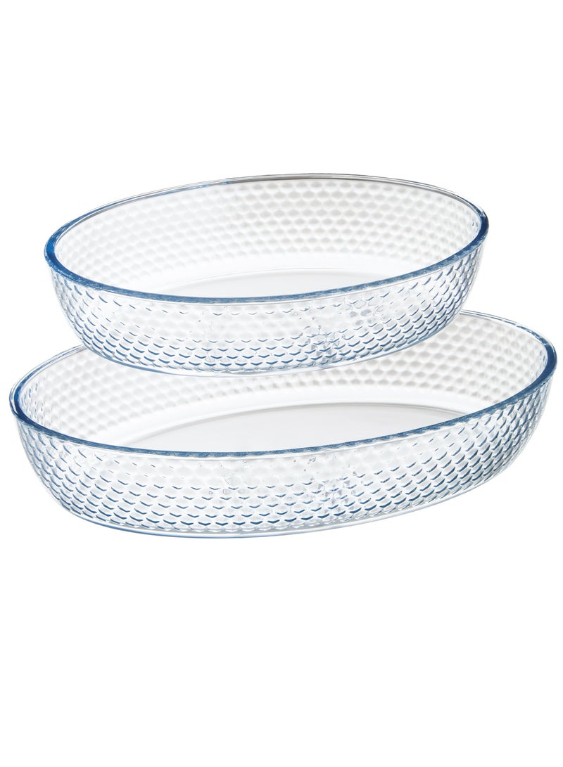 Hic 2-Piece oval Oven Trays Set - Image 2