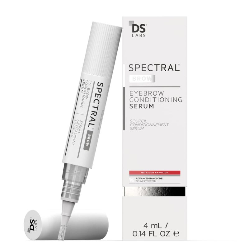 DS LABORATORIES DS Labs Spectral.BROW Eyebrow Conditioning Serum - Supports Fuller, Thicker, Looking Brows, with Nanoxidil, Retinol & Hyaluronic Acid, Paraben Free, Sulfate Free, Cruelty Free - Image 1