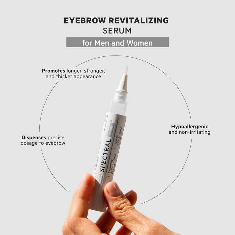 DS LABORATORIES DS Labs Spectral.BROW Eyebrow Conditioning Serum - Supports Fuller, Thicker, Looking Brows, with Nanoxidil, Retinol & Hyaluronic Acid, Paraben Free, Sulfate Free, Cruelty Free - Image 2