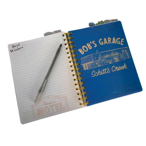 Innovative Designs Schitt’s Creek Tab Journal Notebook - Rose Apothecary, Spiral Bound, 144 Lined Pages, 8 x 7 inches - Image 3