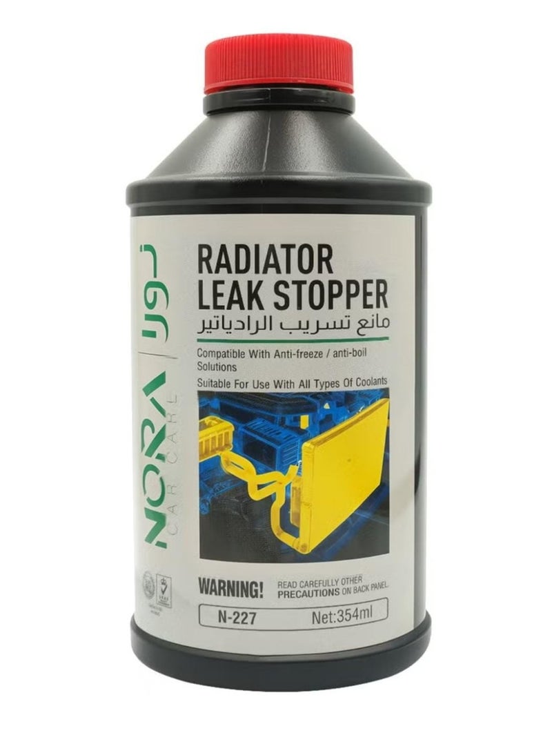 Nora N-227 Radiator Stop Leak - 354 ml, Compatible with all coolants and antifreezes, Prevents radiator and reservoir leaks - Image 2
