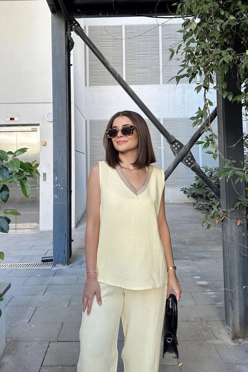Weshaya Blouse Women Yellow - Image 4