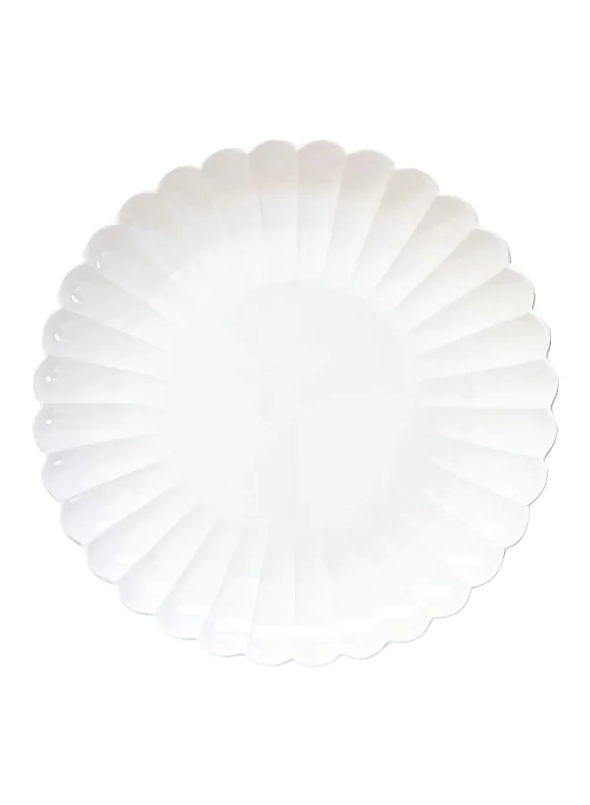 Easy Life Lifestyle Collection Porcelain Salad Plate White 19 cm R2902#LIFW