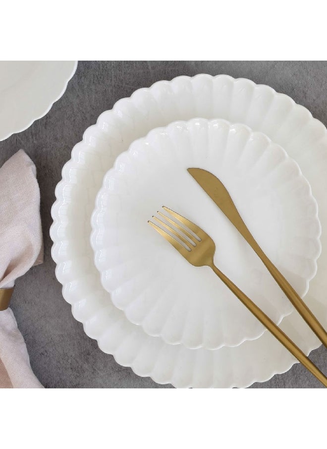 إيزي لايف صحن سلطة بورسليني لايف ستايل، باللون الأبيض، بقطر 19 سم، R2902#LIFW  - Image 2