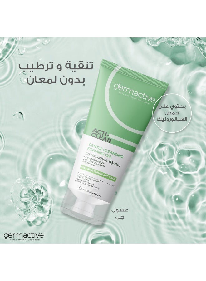 Dermactive Acti-Clear Gentle Cleansing Foaming Gel 200ml - Image 2