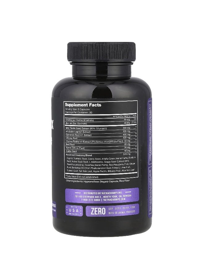 NutraChamps NutraChamps, Liver Detox & Cleanse, 60 Vegan Capsules  - Image 2