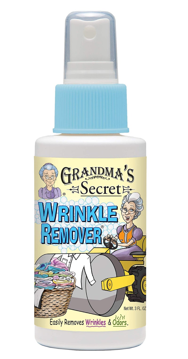 Grandma's Secret Grandma’s Secret Wrinkle Remover Spray 3oz – Fabric Wrinkle Release & Odor Eliminator for Clothes, Travel Friendly Garment Spray for Shirts, Dresses & Laundry Freshening Solution - Image 1