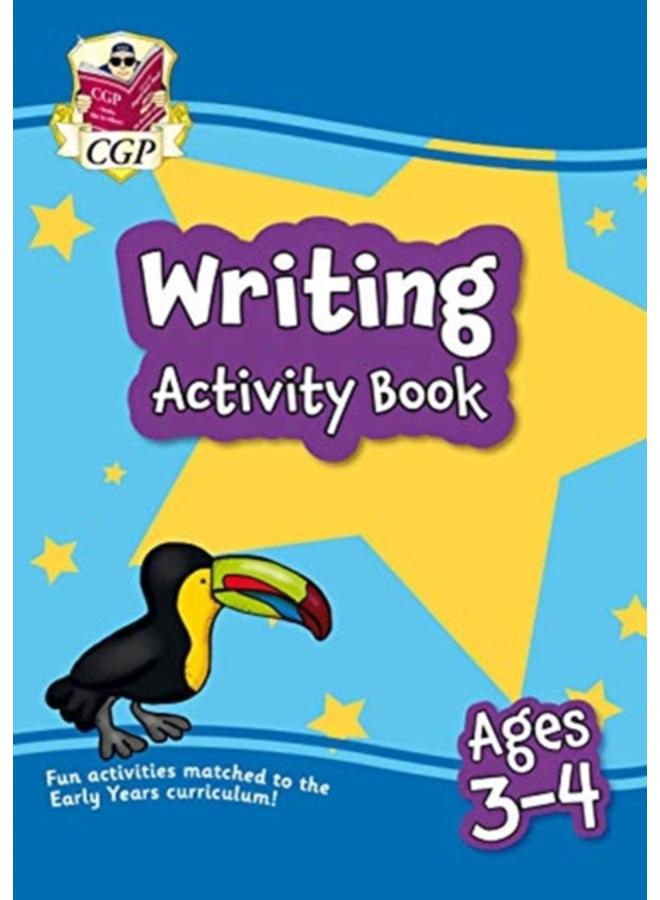 Writing Activity Book for Ages 3-4 (Preschool)