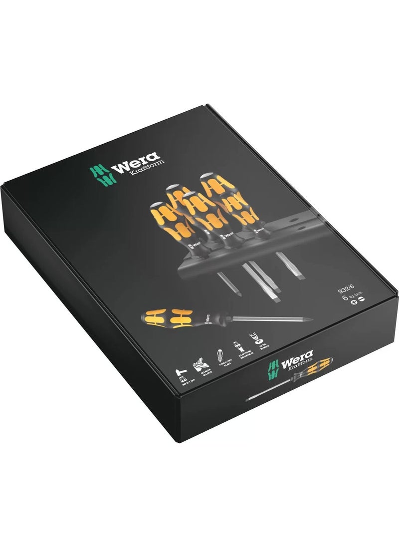 Wera 932/6 Industrial Screwdriver Set 05018282001  - Image 2