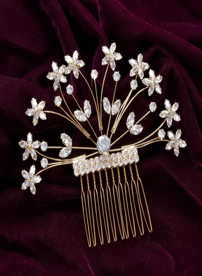 VOYLLA Royal Romance Hazel Comb Pin Hair Accessories|Comb Pin Hair Accessories For Women|Women Hair Accessories|Gift For Women|American Diamond|Wedding|Cocktail|Love|Heart|Party|Valentine Gift - Image 3