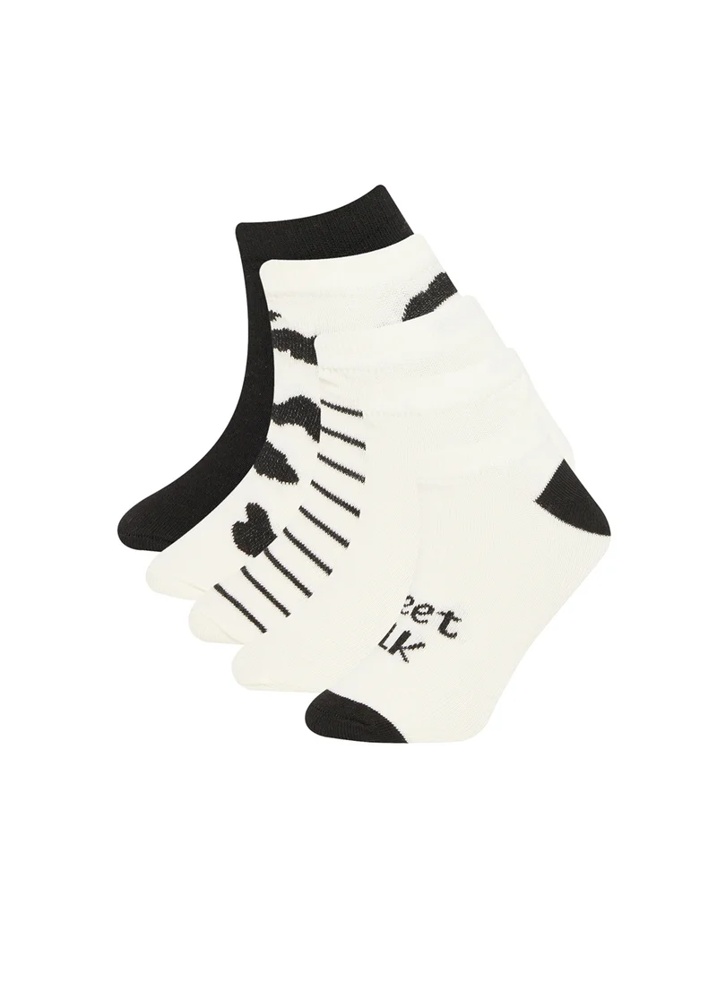 DeFacto 5-Pack Cotton Ankle Socks