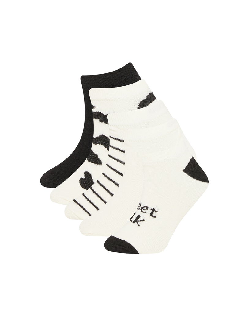 DeFacto 5-Pack Cotton Ankle Socks  - Image 1