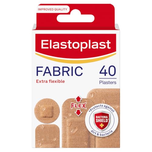 Elastoplast Fabric Extra Flexible Breathable 40 Plasters/Water Repellent (Packaging May Vary) - Image 1