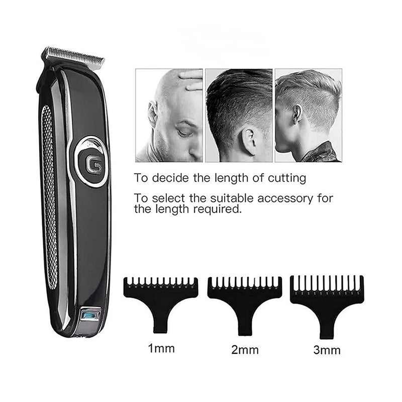 Concepta Trimmer Men Beard – Professional Rechargeable Hair Clipper & Beard Machine | All-in-One Grooming & Shaving | Corded & Cordless Use | Haircut & Face Trimmer for Men (Black) - Image 5