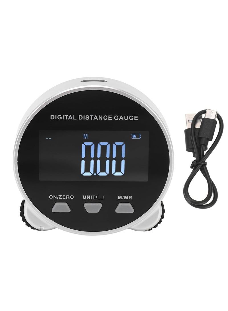 Generic Rechargeable Digital Tape Measure, High-Precision Electronic Ruler, Handheld Rolling Measuring Tool for Flat, Curved, and Odd-Shaped Objects, One-Person Operation, Compact & Portable  - Image 1