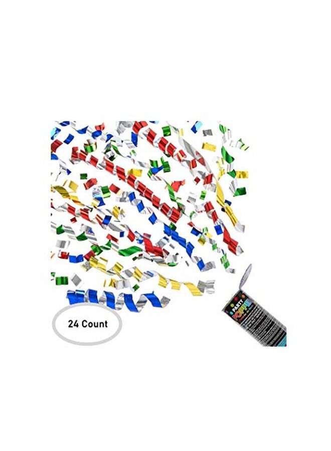 Amscan Confetti Poppers Party Accessory (24 Pack) - Image 3
