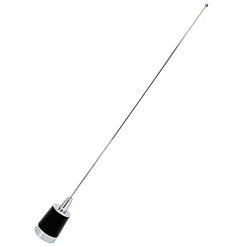 TWAYRDIO NMO Dual Band Antenna, 144MHz VHF and 430MHz UHF Two Way Antenna for Motorola Kenwood Icom Vertex Blackbox HYT Hytera Mobile Radios, Requires NMO Mount - Image 1