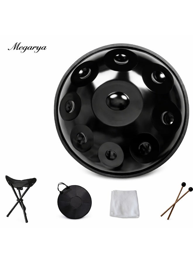 ميغاريا طبلة هاندبان فولاذية  مقاس 22 بوصة – 9 نغمات | مع حقيبة وحامل